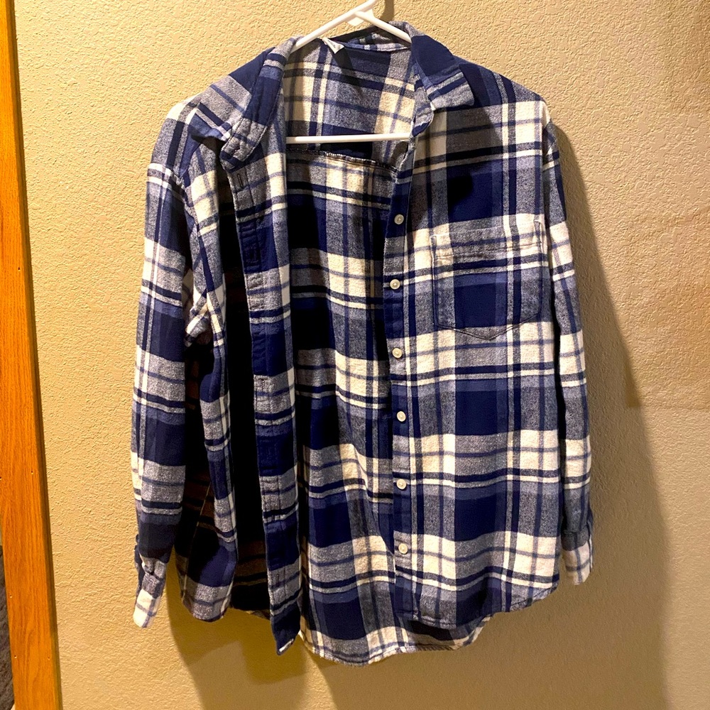 Navy Blue Flannel